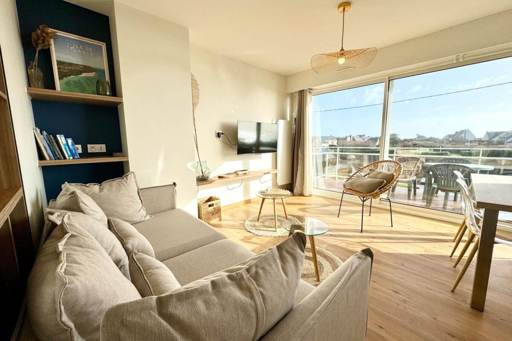 Magnifique ! T3 Les Pieds Dans L'Eau Vue Mer 플뢰메르 외부 사진