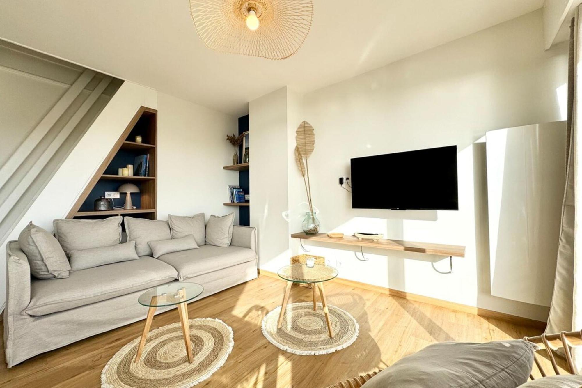 Magnifique ! T3 Les Pieds Dans L'Eau Vue Mer 플뢰메르 외부 사진